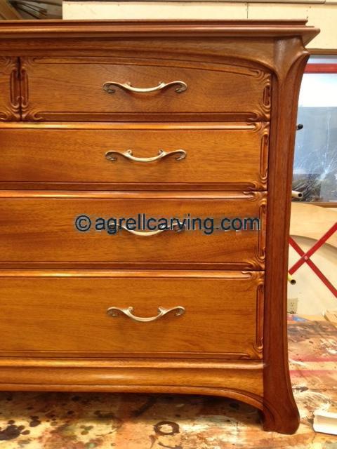 Furniture Cabinet Nouveau Chest Of Draws Dresser Bureau Agrell