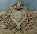 Cartouche in Oak