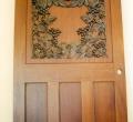 Door with grape vine 