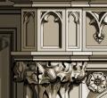 Gothic fire surround