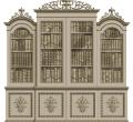 Neoclassical bookcase