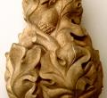 Gothic oak finial