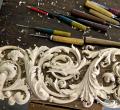 Renaissance acanthus panel