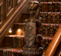  Gothic lion newel 