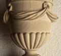 Urn with swags