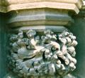 Stone carved acanthus 