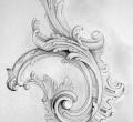 Rococo C scroll 