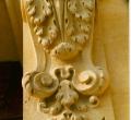 Stone carved door corbel