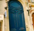 Stone carved door surround