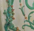 Wall panel with roses