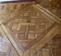French wood parquet flooring.