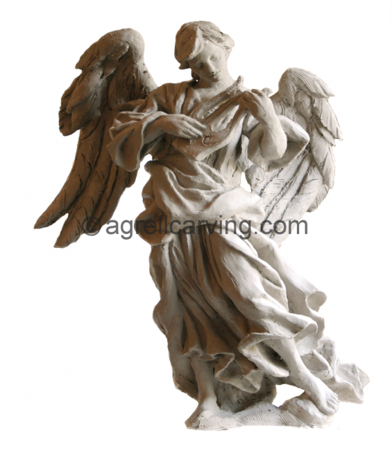 Clay modeled angel