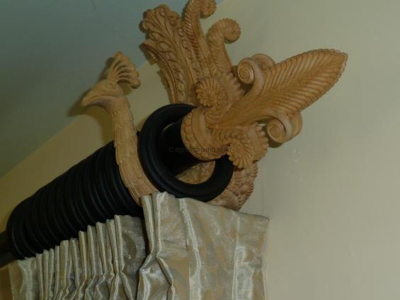 Bird bracket - Armand Rateau inspired deco valance/pelmet by Agrell woodcarving