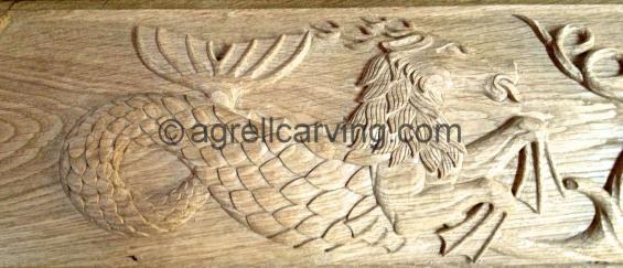 Dragon panel.