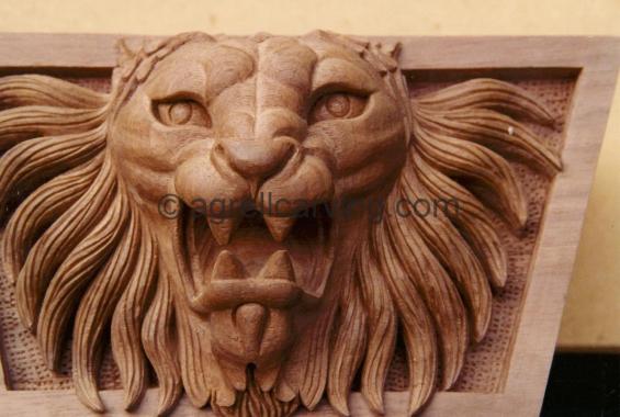 Lion panel.