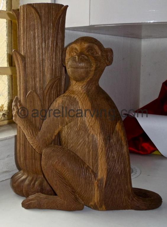 Monkey table leg.