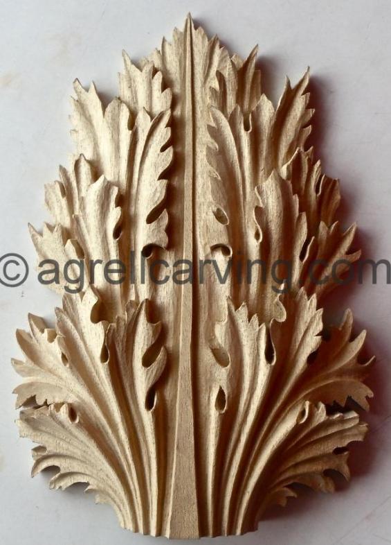  Roman acanthus appliqué