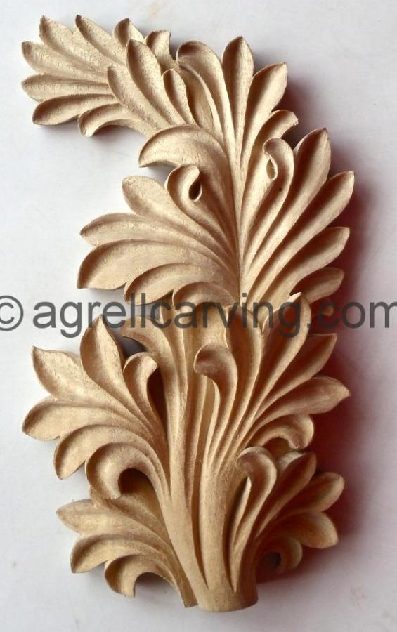  Romanesque acanthus appliqué