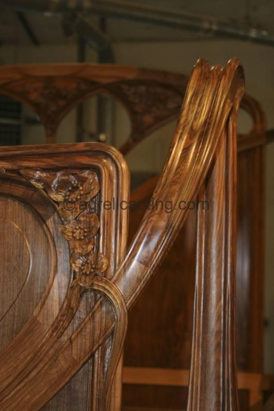 Nouveau Marjorelle bed