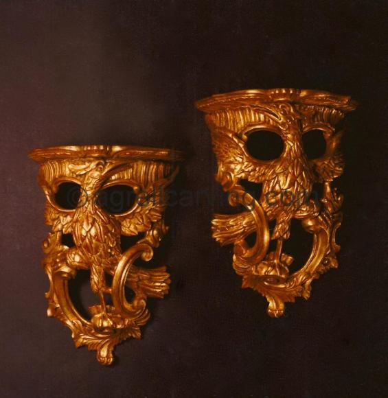 18th Century hoho bird brackets