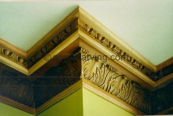 Cornice ceiling detail 