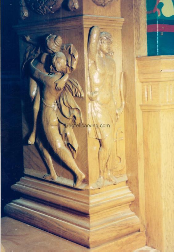  Pilaster column base