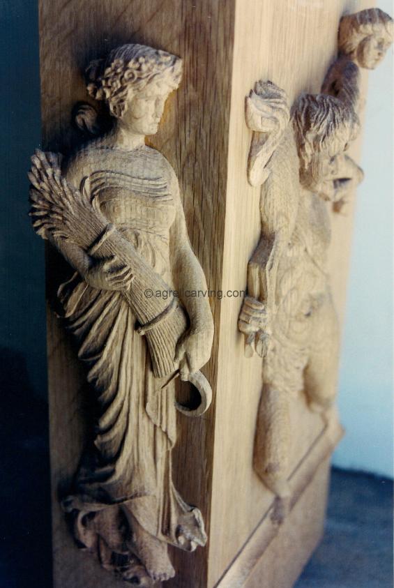  Pilaster column base