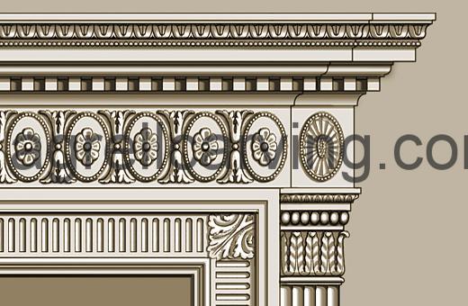 Neoclassical door detail