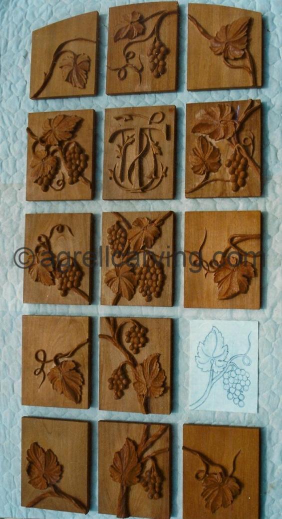 Grape vine panels