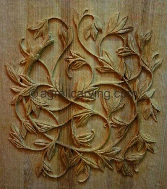 Laurel leaf panel