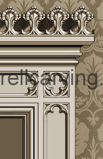 Gothic door casing 