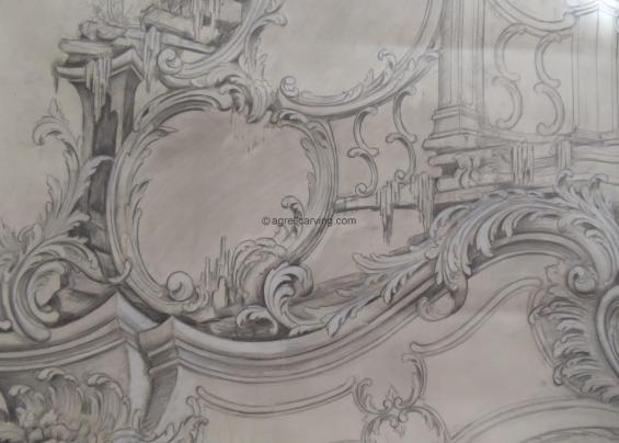 Rococo chimney piece