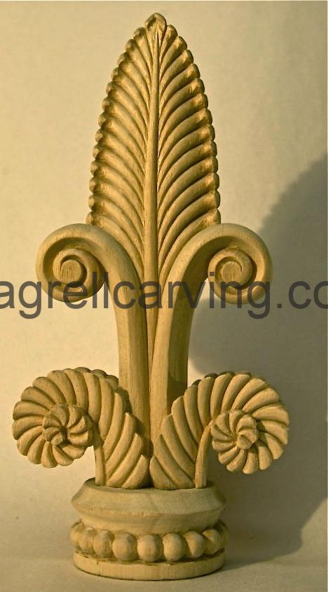 Deco finial