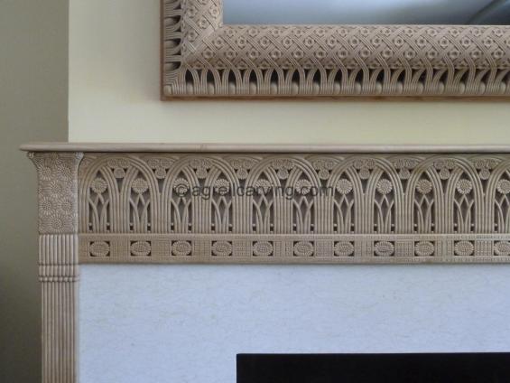 Rateau fire surround