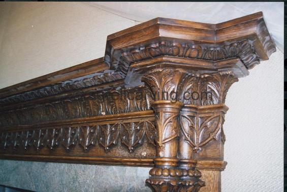 Gothic fire surround