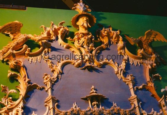 English rococo overmantel