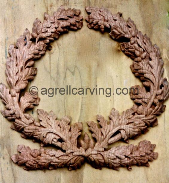 Oak garland