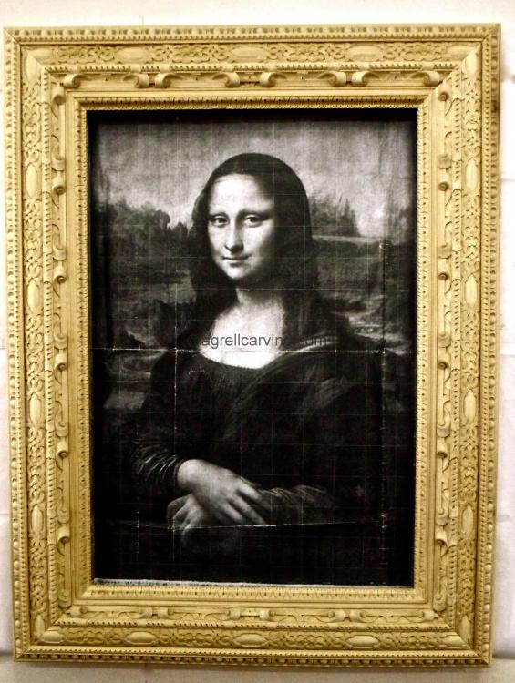 Mona Lisa frame 