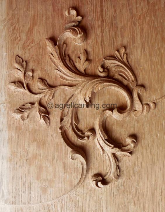 French oak panel