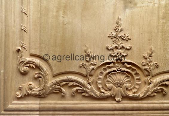 French panel copy from Versailles by Agrell woodcarving