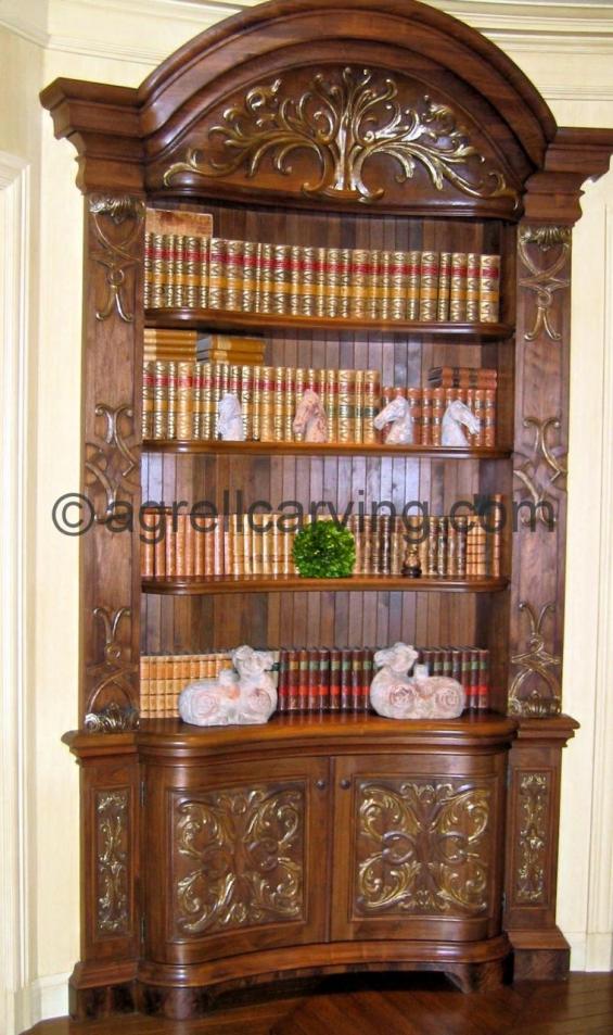 Baroque bookcase