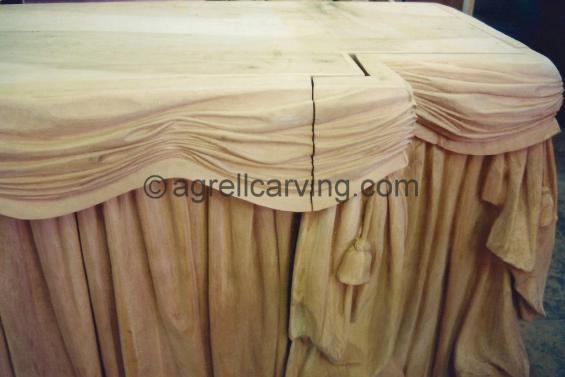 AAC Furniture Table Dressing drapery  unfinished - 1 Agrell woodcarving.jpeg