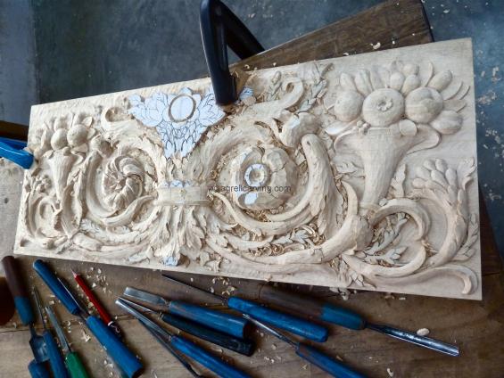 French Panel Versailles unfinished 