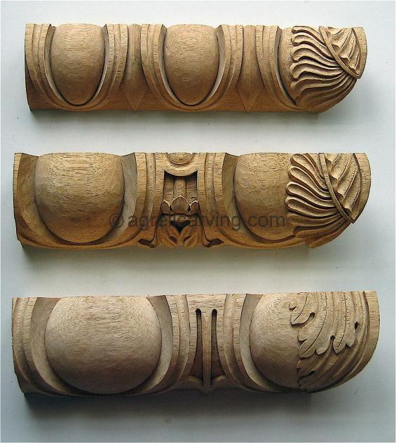 Example of egg and dart