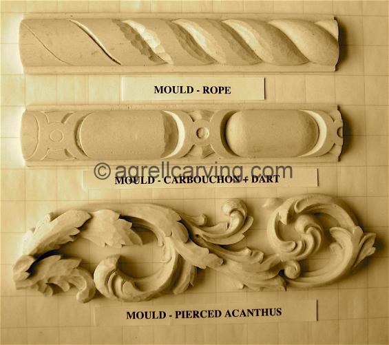 Example resin mouldings