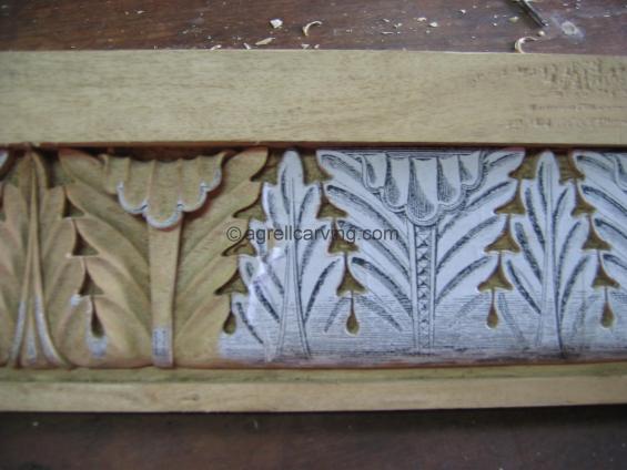 Cyma Romanesque frieze