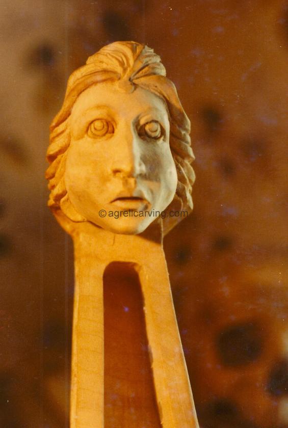 Viol de Gamba Head