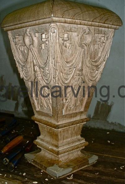 Jacobean newel