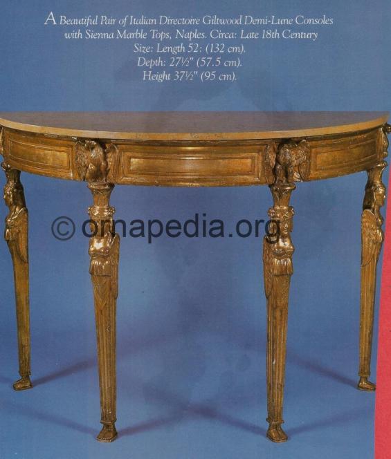 18th Century console table.