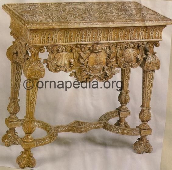 18th Century console table.